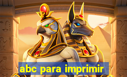 abc para imprimir